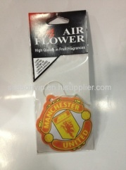 Manchester united hanging paper car air freshener