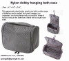 Nylon dobby hanging bath case, travel hang bag