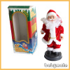 Santa Claus standing and sining