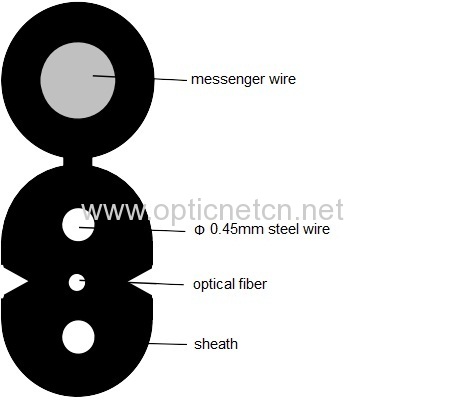 Outdoor FTTH Drop Cable Patchcord Fiber Optic Patch Cables Fiber Optic Network Cable Fiber Optic Patchcord