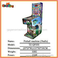 Electronic amusement hottest pinball game machine