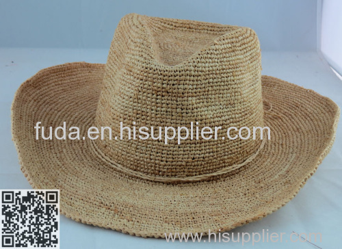 lady fashion raffia hat for SS2014