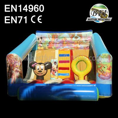 Hot Sale Inflatable Mickey Mouse Kids Slide