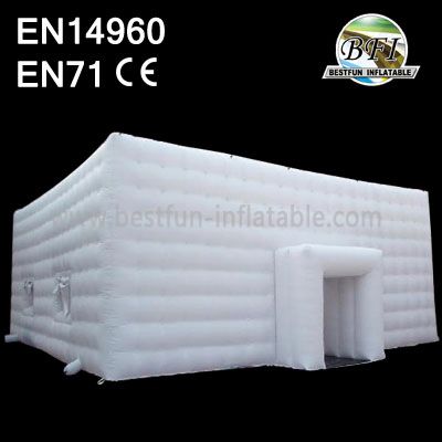 White Inflatable Cube Tent Building For Events
