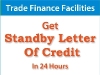 Avail Standby Letter of Credit for Importers & Exporters