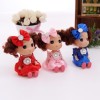 12cm flower dress plastic confused doll