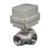 3 way horizontal L type1'' electric stainless steel ball valve