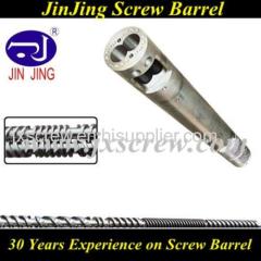 twin screw barrel for pasltic and rubber machines