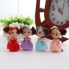 12cm flowers plastic confused doll