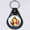 Religious Jesus Keychain Rubber Key Tag
