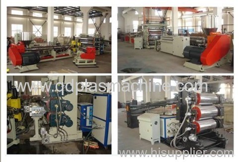 PE PP PS ABS sheet extrusion machine