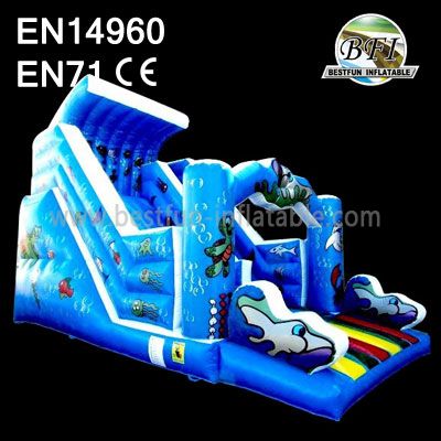 Blue Wave Commercial Grade Inflatable Slide