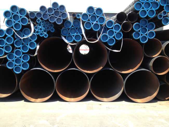 API 5L GR.B X42~X80 large diameter ERW line pipe 