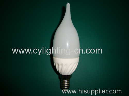 3W Milky Whit Ceramic E14 LED Candle Light