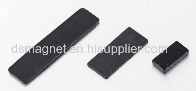 Black epoxyblock NdFeB magnet with Strong 3M Self-Adhesive 