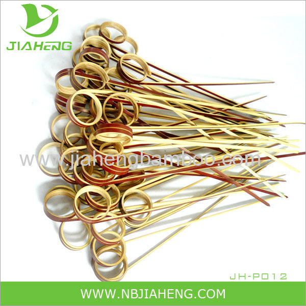 Decorative Bamboo Picks With Knotted