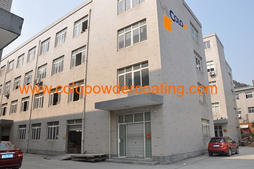 Electrostatic powder coating spraying gun