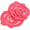 Beautiful rose shape silicone cup mat