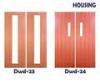 50mm Door Leaf Timber Composite Doors for Houses / Apartment