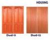 Inward Swing Timber Composite Doors with Handles , Rubber Seal