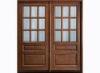 Waterproof Custom Timber Doors With Natural Wood Veneer Frame