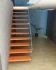 Modern Indoor Straight Staircases With Solid Wood Stair Steps