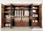 Walk-in Wardrobe Storage Cabinet with Solid Wood / Timber Veneer