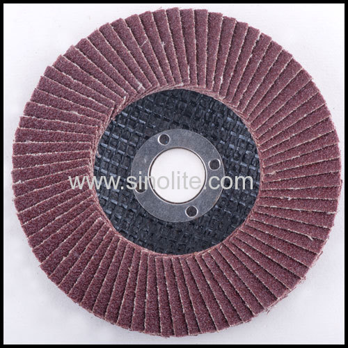 Flap disc fiberglass backing aluminium oxide material A Grit size 40-120# sizes from 100-180mm