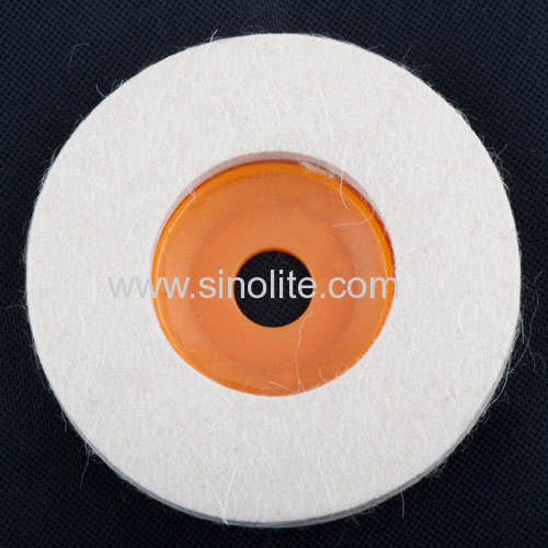 Woolen grinding pad for professionals.