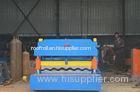 Arc Glazed Tile Roll Forming Machine , 1-3m/min Metal Cold Roll Forming Equipment