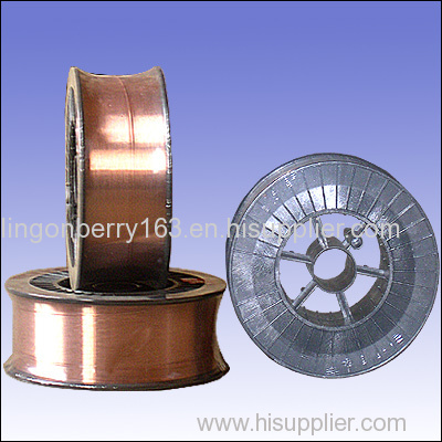 Gas-shielded solid welding wire