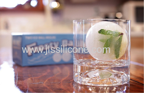 Customized Egg-shaped Silicone Ice Cube Tray 