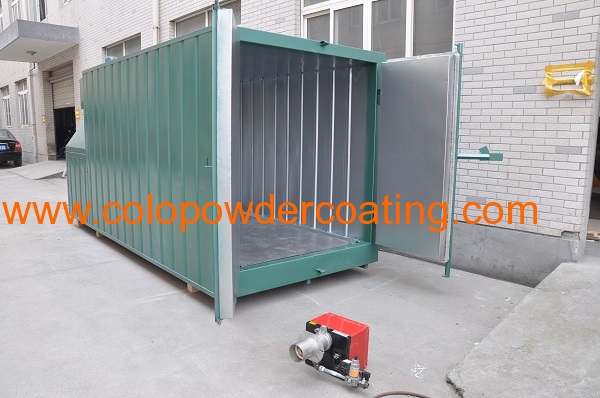 Etectrostatic Powder Coating Oven with Italian Riello Burner