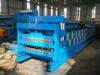 Glazed Tile IBR Double Layer Roll Forming Machine With Chain Driving Mode