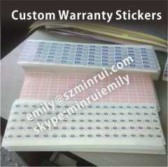 Destructible Security Labels,Warranty Stickers for Laptops,Cellphones or Electronics,Security Warrany Seal Stickers