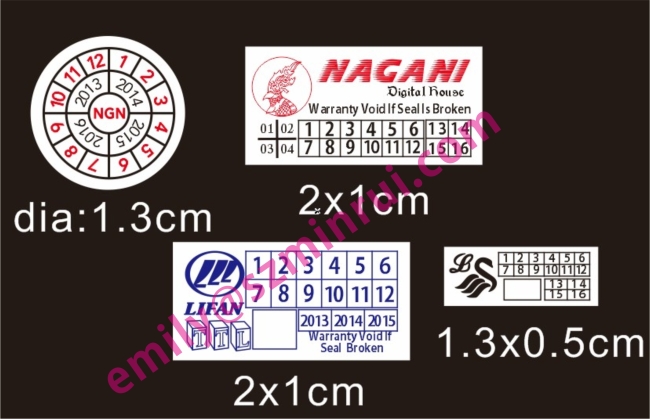 Destructible Security Labels,Warranty Stickers for Laptops,Cellphones or Electronics,Security Warrany Seal Stickers