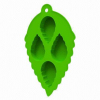 mint leaf shape food grade silicone ice cube maker