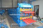 Automatic Double Layer Roll Forming Machine , Glazed Tile Roll Forming Machine