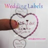 Custom Round Transparent Labels Stamped With Red,Gold,Silver,Clear Labels Embossed With Golden,Round Clear Stickers