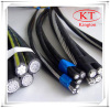 2x50mm2 PVC 0.6/1kv insulated AAC overhead abc cable