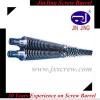 conical screw and barrel twin screw barrel