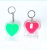 heart shape keychain flash light