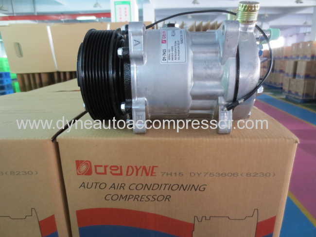 sanden 8230 8028 sd7h15 kompressor DYNE Uiversal auto ac compressors7h15 8pk 12v 119mm JE cylinder head