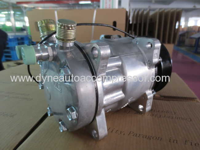 sanden 8230 8028 sd7h15 kompressor DYNE Uiversal auto ac compressors7h15 8pk 12v 119mm JE cylinder head