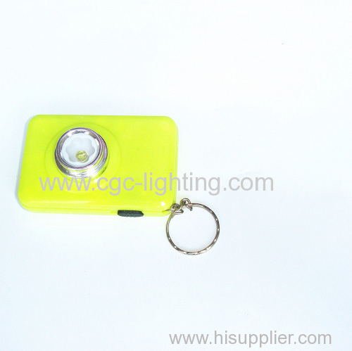 mini keychainflash light with camera shape