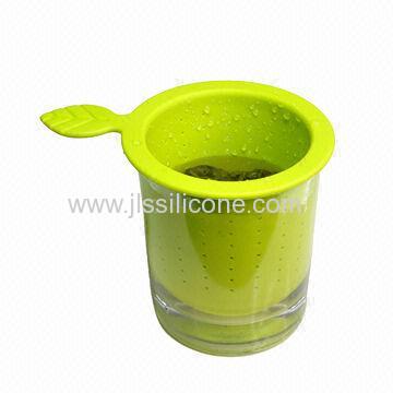 New Arrival Silicone Tea Infuser with Maple Leaf Handle