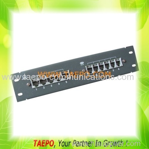 Module for multi-media box with 5-port RJ45 and 6-port RJ11