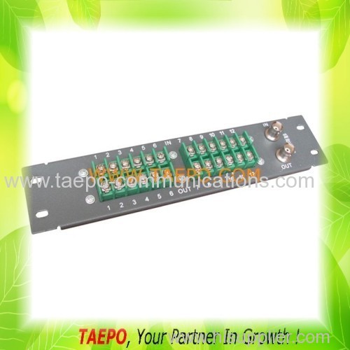 12-in 12-out weak power and 1-in 1out monitoring signal Module for multi-media box