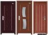 Eco-friendly Wood PVC Doors with Handles , Rubber Seal , Locks
