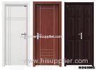 Luxury And Nature Wood PVC Doors With White / Black / Coffee Color